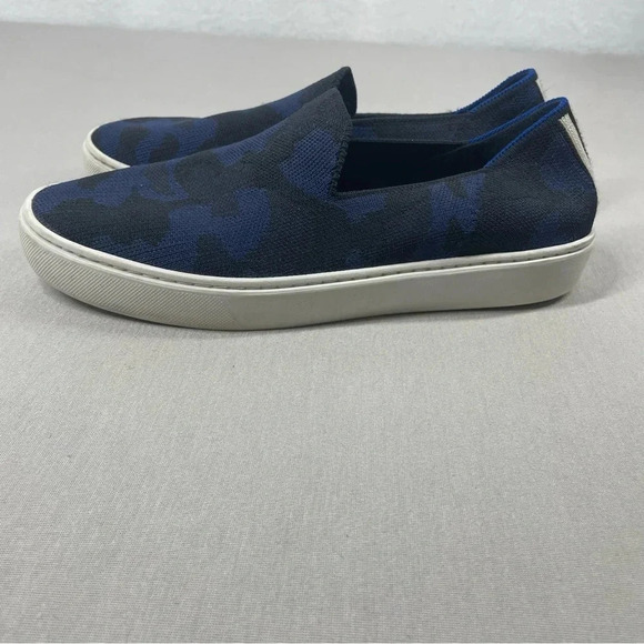 Rothy’s Blue Camo Slip On The Sneaker - Picture 3 of 7